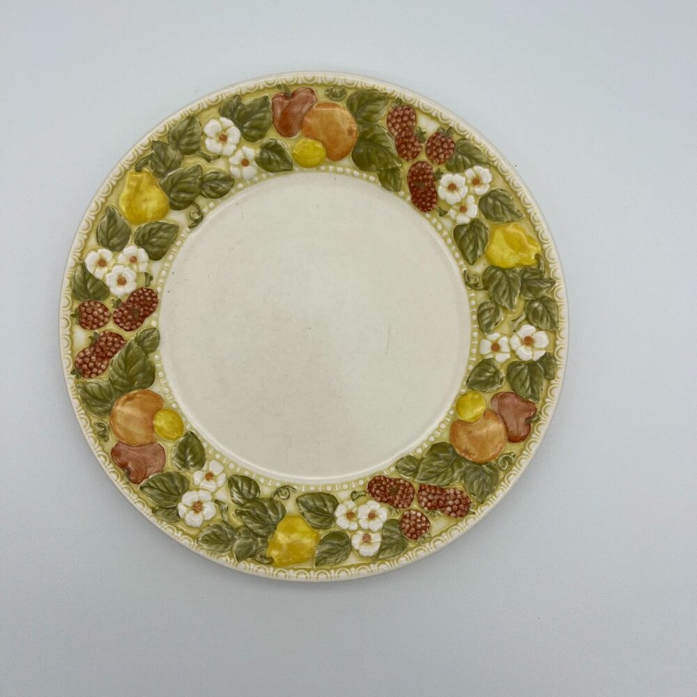 Della Robbia by Metlox Dinner Plate, Vintage Stoneware, Replacement, Mismatch